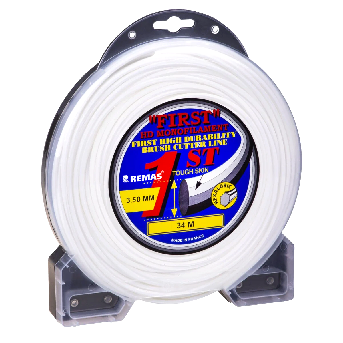 First Misina 3.5 mm - 34 mt - 6 Köşeli Beyaz Tırpan Misinası