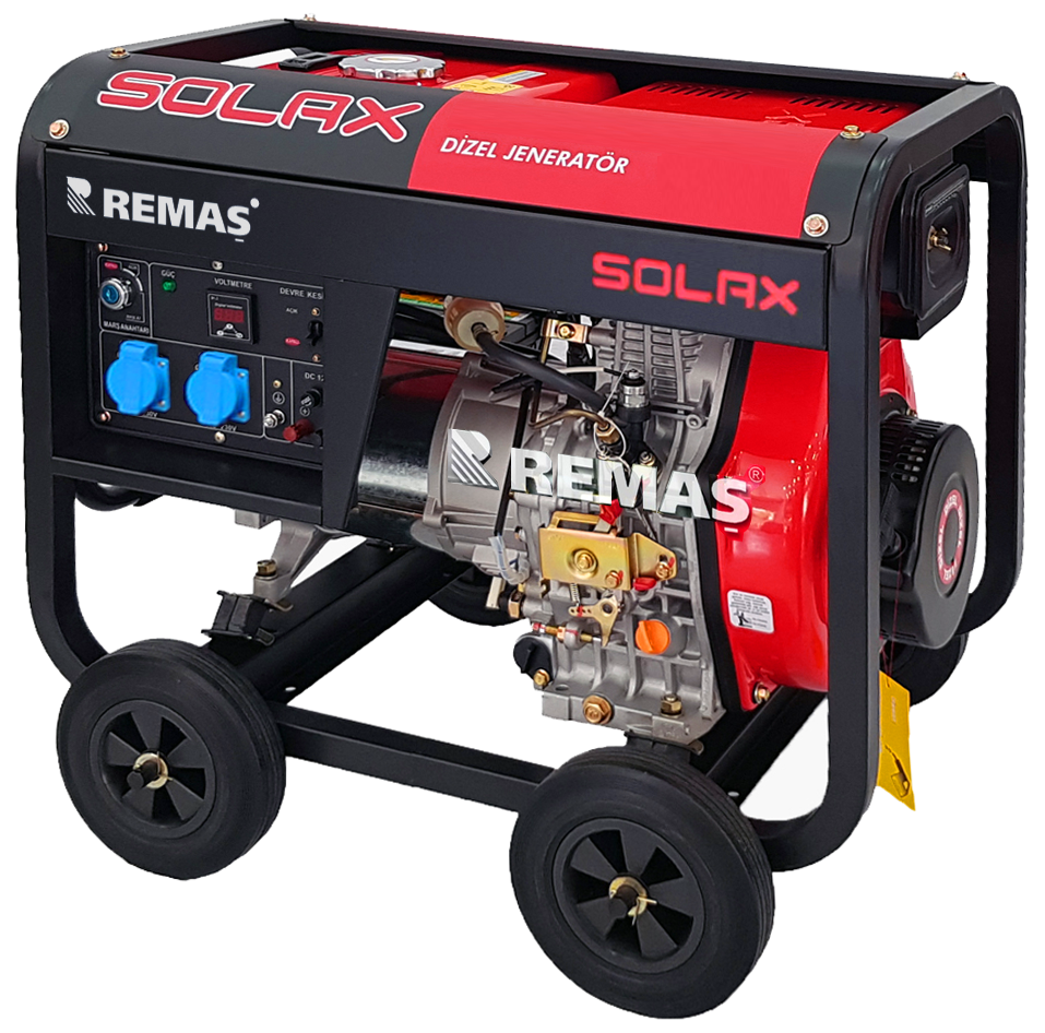 Solax SDJ 8500 ME Marşlı 7.5 kVA Dizel Jeneratör