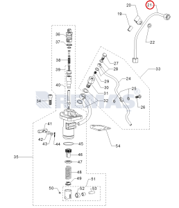 Yakıt Enjeksiyon Borusu ANTOR 3LD450 - 3LD510 Dizel Motorlar