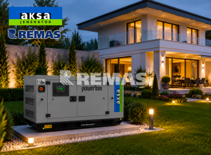 Aksa APB 7500-M Marşlı Monofaze Kabinli Dizel Jeneratör