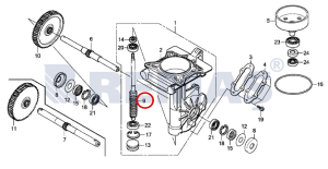Dişli Tahrik HONDA FG205 Çapa Makinesi