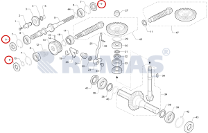 Yağ Keçesi 20x42x7 Antrac200 - Antrac350 - Antrac360 Çapa Makinesi