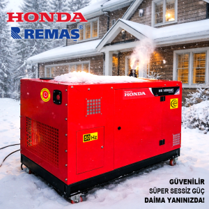 Honda HR 16000 TS Kabinli Marşlı 16 kVA Benzinli Jeneratör