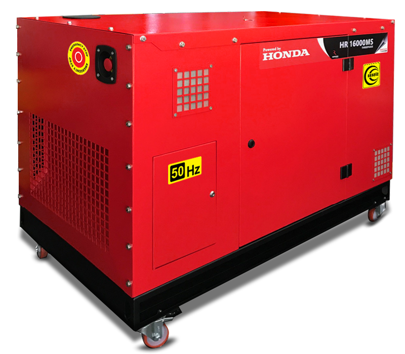 Honda HR 16000 MS Kabinli Marşlı 16 kVA Benzinli Jeneratör