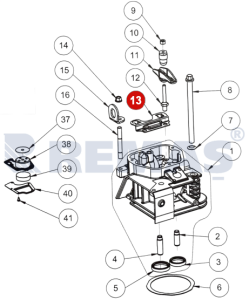 Subap İtici Çubuk Sacı ANTOR AD320 - LOMBARDINI 15LD225 - 15LD315 - 15LD350 Dizel Motorlar