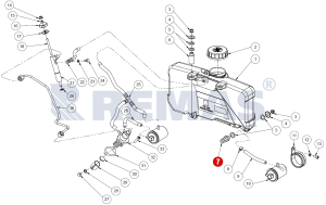Yakıt Depo Bağlantı Ara Parçası ANTOR AD320 Dizel Motorlar