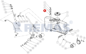 Yakıt Depo Bağlantı Parçası ANTOR AD320 Dizel Motorlar