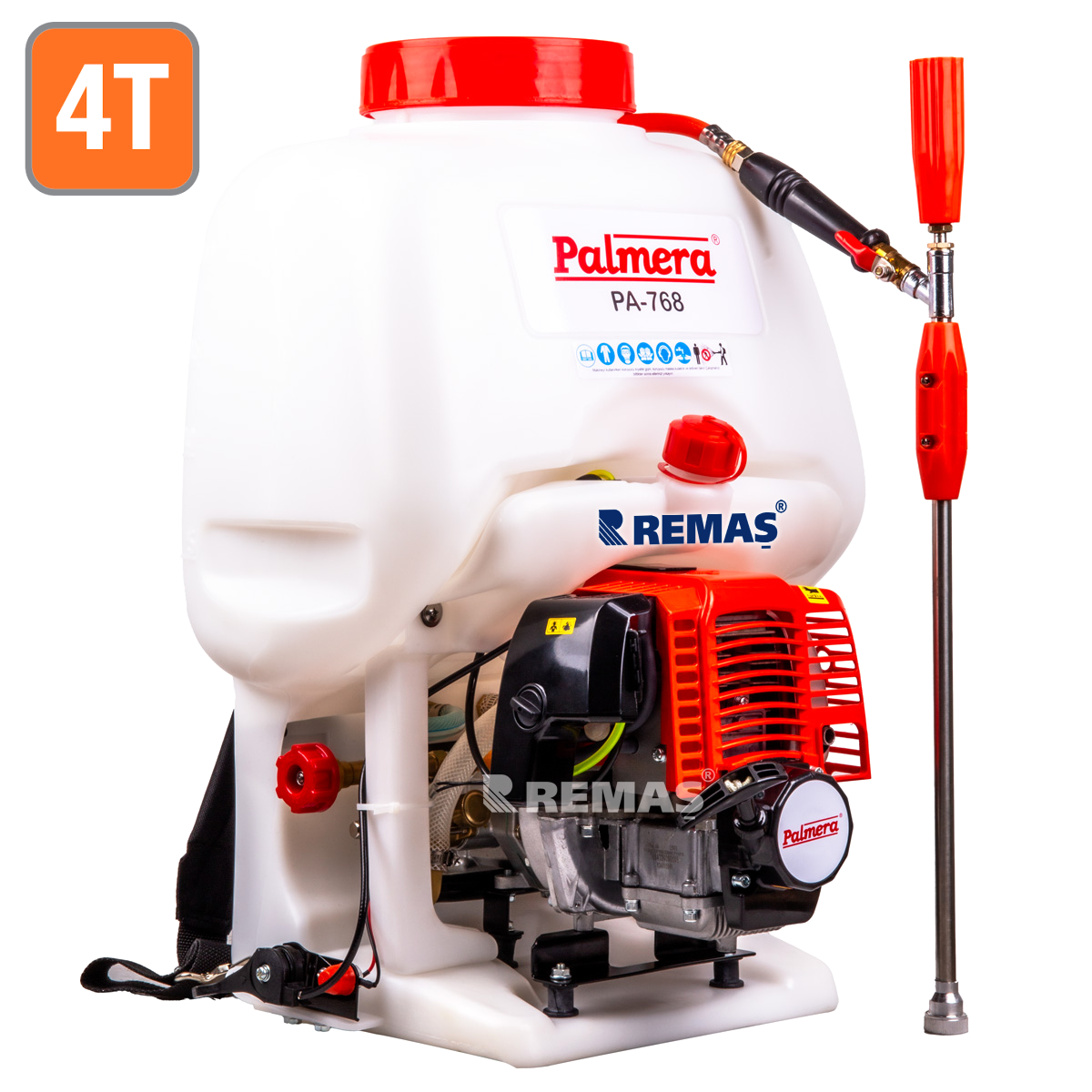 Palmera PA-768 4T EUR5 Benzinli 4 Zamanlı 25 LT Sırt Tipi İlaçlama Makinesi