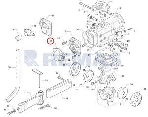 Muhafaza Kuyruk Mili Çift Çıkışlı Antrac 200 - 350 - 360 Çapa Makineleri