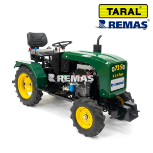 Taral 71 S Konfor Oturaklı Mini Traktör 25 HP Arkadan Frezeli Çapa Makinası