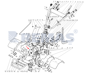 Şanzıman Arka Flanş Kapağı - Diferansiyel Kapağı ANTRAC200 Alfa Çapa Makinesi