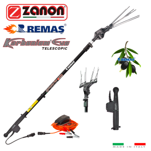 Zanon Karbonium EVO Teleskopik 33V Zeytin Silkme Hasat Makinesi