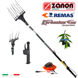 Zanon Karbonium EVO Teleskopik 33V Zeytin Silkme Hasat Makinesi