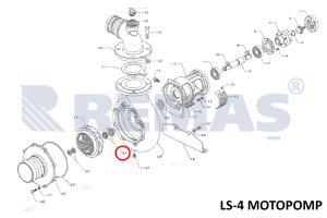 Mekanik Keçe - Salmastra ANTOR LSY-2 / LS-4 Dizel Motopomplar