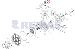 Su Doldurma Boşaltma Kapağı - Tapası ANTOR - ANTRAC LK4 - LY3 - LS4 Motopomp