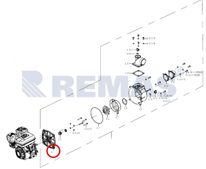 Su Pompası Gövde Kapağı FORD FPX20E  2” Benzinli Motopomp - Su Motoru
