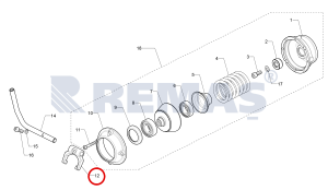 Debriyaj Çatal Antrac200 - Antrac350 - Antrac360 Çapa Makineleri