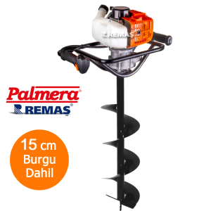 Palmera ZLAG520B5 EUR5 15 CM Benzinli Motorlu Toprak Burgu Makinası