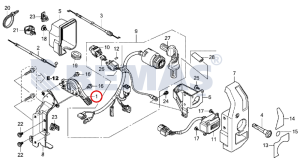 Gaz Ayar Kolu HONDA GX630 - GX660 - GX690 Benzinli İnşaat Tip Motorlar