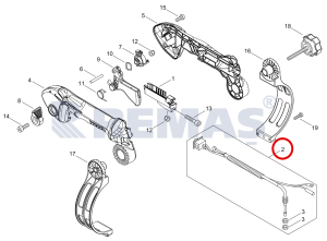 Gaz Teli ECHO PB-8010 Yaprak Üfleme Makinesi