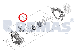 Starter Kapak - İp Çekme Mekanizması ECHO CS 7310SX Testereler