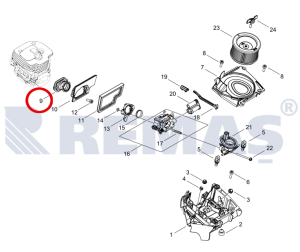 Karbüratör Boğaz Lastiği ECHO CS 7310SX Testereler