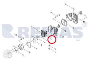Karbüratör ECHO HCR165 - HCR185 Çit Biçme Makinesi
