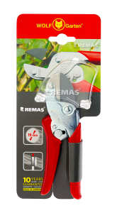 Wolf Garten RS-EN Anvil Budama Makası 19 mm Sağ-Sol El Alüminyum Bahçe Makası