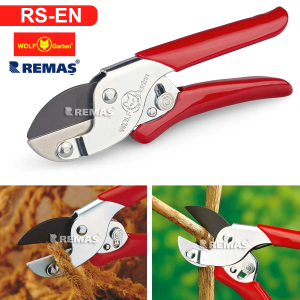 Wolf Garten RS-EN Anvil Budama Makası 19 mm Sağ-Sol El Alüminyum Bahçe Makası