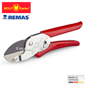 Wolf Garten RS-EN Anvil Budama Makası 19 mm Sağ-Sol El Alüminyum Bahçe Makası