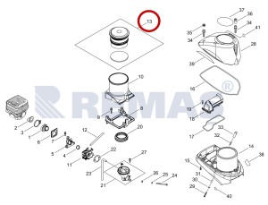 Hava Filtre Seti ECHO CSG7410 ES Benzinli Taş Beton Kesme Makinesi
