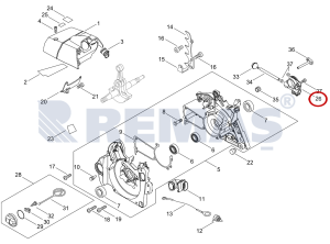 Yağ Pompası ECHO CS590 - CS600 - CS620SX - CS621SX Testereler