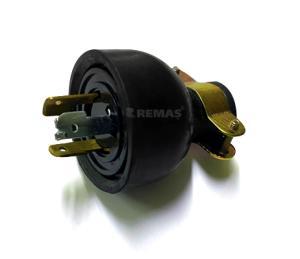 Amerikan Fiş - AC Çıkış Fişi 3 Bacaklı Çevirmeli Model