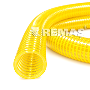 Emiş Hortumu 1,5'' inç - 2'' inç - 3'' inç - 4'' inç (Seçenekli) Sarı Sert PVC Spiral Hortum