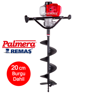 Palmera PA-AG520 EUR5 20 CM Benzinli Motorlu Toprak Burgu Makinesi