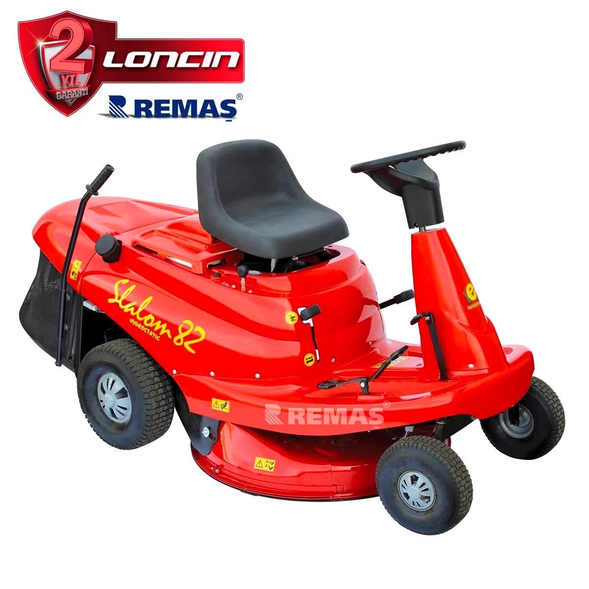 Eurosystems SLALOM 82 EUR5 Benzinli 82 cm Mini Çim Biçme Traktörü