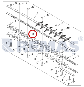 Bıçak Demiri ECHO HCR185 Çit Biçme Makinesi