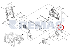 Zincir Kapağı Komple ECHO CS4510 ES Testereler