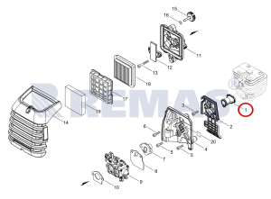 Karbüratör Boğazı ECHO HCA-2620 ES Yüksek Çit Budama - PPT-2620ES Dal Budama Testeresi