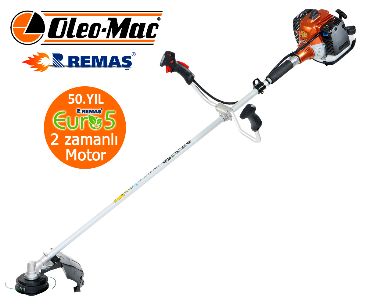 Oleo-Mac Sparta 441 T Düz Şaftlı 50.Yıl Benzinli Motorlu Yan Tırpan