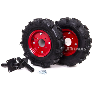 Çapa Makinası Tekerlek Aks Komple 400x8 Sağ ve Sol Takım