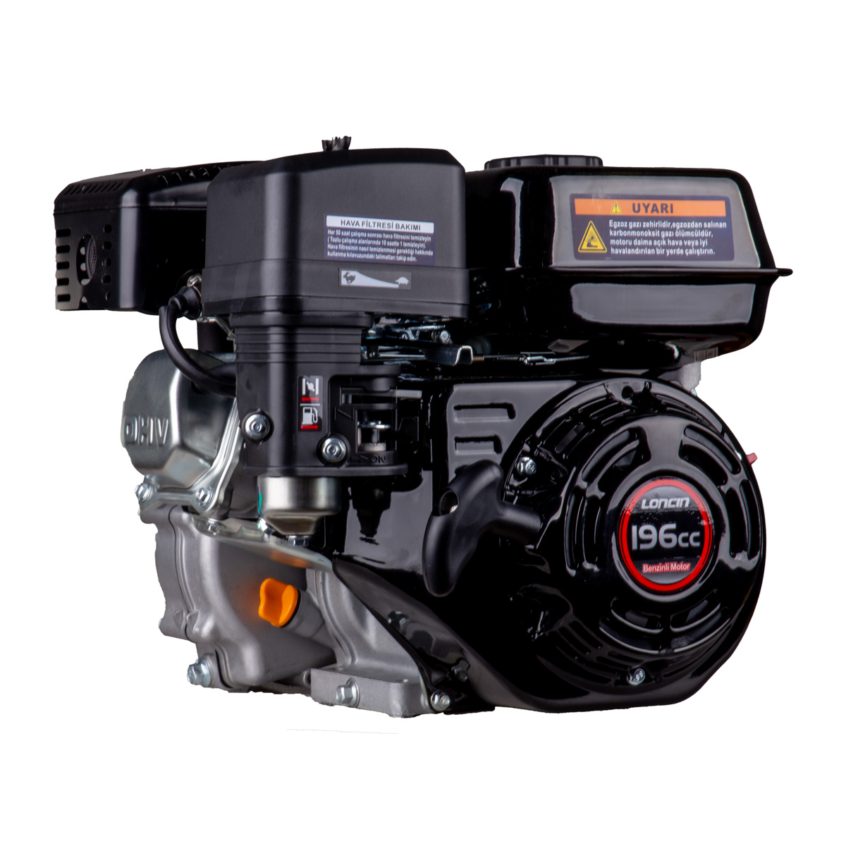 Loncin G200F-B EUR5 İpli 6.5HP Benzinli GOKART Motoru