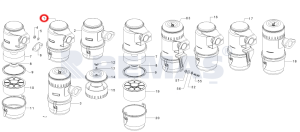Hava Filtresi Komple ANTOR 4LD640 - 4LD820 Motor