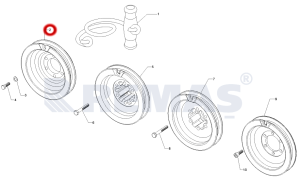 İlk Hareket Kasnağı ANTOR 4LD640 - 4LD820 Motor