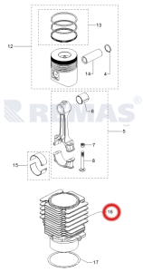 Silindir ANTOR 4LD640 Motor