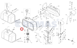 Yakıt Deposu ANTOR 4LD640 - 4LD820 Motor