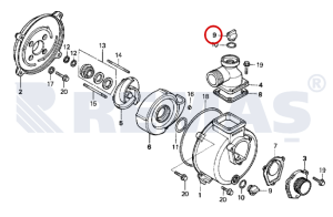 Su Doldurma Boşaltma Kapağı HONDA WB20 - WB30 Motopomp