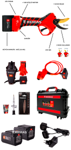 Felco 834V Çift Akülü 30 mm Budama Makası