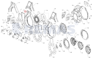 Hava Fan Sacı Üst ANTOR 3LD450 - 3LD510 Motor