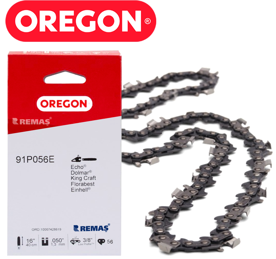 OREGON 91P056E KESİK ZİNCİR 28 DİŞ 91 YUVARLAK